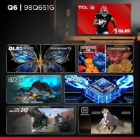 TCL 98-Inch Q65 QLED 4K UHD Smart TV with Google TV (98Q651G, 2024 Model) Dolby Vision, Dolby Atmos, HDR Pro+, Game Accelerator Enhanced Gaming, Voice Remote, Works with Alexa, Streaming Television - Image 4