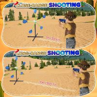 2-Player Shooting Game Toy,Foam Dart Toy Gun with Auto Reset Rotating Shooting Target,Ideal Gift for Kids Ages 4, 5, 6, 7, 8,9,10+ - Image 6