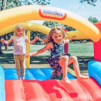 Little Tikes Jump 'n Slide Inflatable Bouncer Includes Heavy Duty Blower With GFCI, Stakes, Repair Patches, And Storage Bag, for Kids Ages 3-8 Years - Image 3