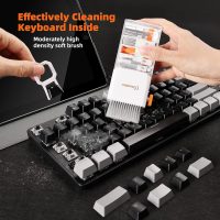 Keyboard Cleaner Laptop Cleaning Kit, All-in-One Keyboard Cleaning Kit, Laptop Cleaner Tool for MacBook iPad iPhone Computer, Portable Electronics Brush Tool for Tablet PC Camera Lens Earbuds Monitor - Image 3