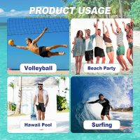 Mens Swim Trunks Quick Dry Board Shorts with Mesh Lining, Breathable Fit Hawaii Beach Shorts Swimwear Bathing Suits - Image 8