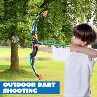 JOYIN Kids Bow and Arrow Set, LED Light Up Archery Toy Set with 9 Suction Cup Arrows, Target & Arrow Case, Indoor and Outdoor Hunting Play Gift Toys for Kids, Boys & Girls Ages 6-12 - Image 5