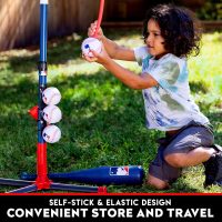 Franklin Sports Grow-with-Me Kids Baseball Batting Tee + Stand Set for Youth + Toddlers - Youth Baseball, Softball + Teeball Hitting Tee Set for Boys + Girls - Image 7
