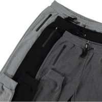 PURE CHAMP Mens 3 Pack Fleece Active Athletic Workout Jogger Sweatpants for Men with Zipper Pocket and Drawstring Size S-3XL - Image 3