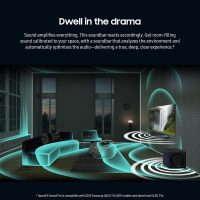Samsung HW-Q990C 11.1.4ch Soundbar w/Wireless Dolby Audio, Rear Speakers Included w/Q-Symphony, SpaceFit Sound Pro, Adaptive Sound, Game Mode Pro, Airplay 2, AVA, Alexa Built-in - Image 6