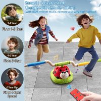Powza 3 in 1 Musical Jump, Toss Ring Game and Stomping Launch Rocket Launcher for Kids Outdoor Toys with Remote Control, Indoor Outside Toy for Kids Ages 4-8 Toys for Ages 5-7 8-13 Birthday Gifts - Image 3