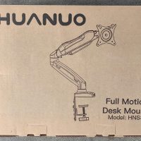 HUANUO Single Monitor Mount, 13 to 32 Inch Gas Monitor Arm, Adjustable Stand, Vesa Mount with Clamp and Grommet Base - Fits 4.4 to 19.8lbs LCD Computer Monitors - Image 9