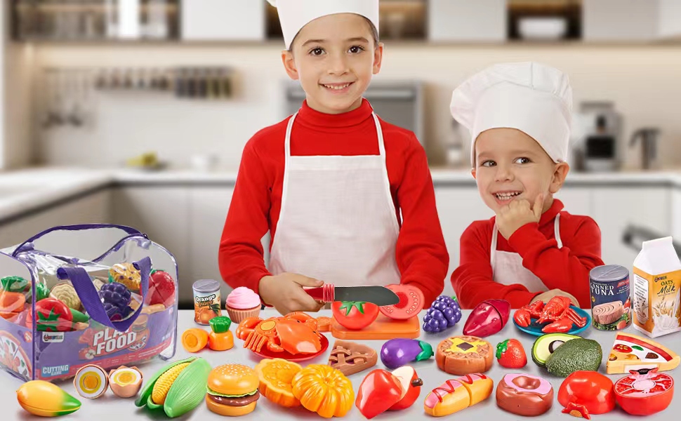 play kitchen food