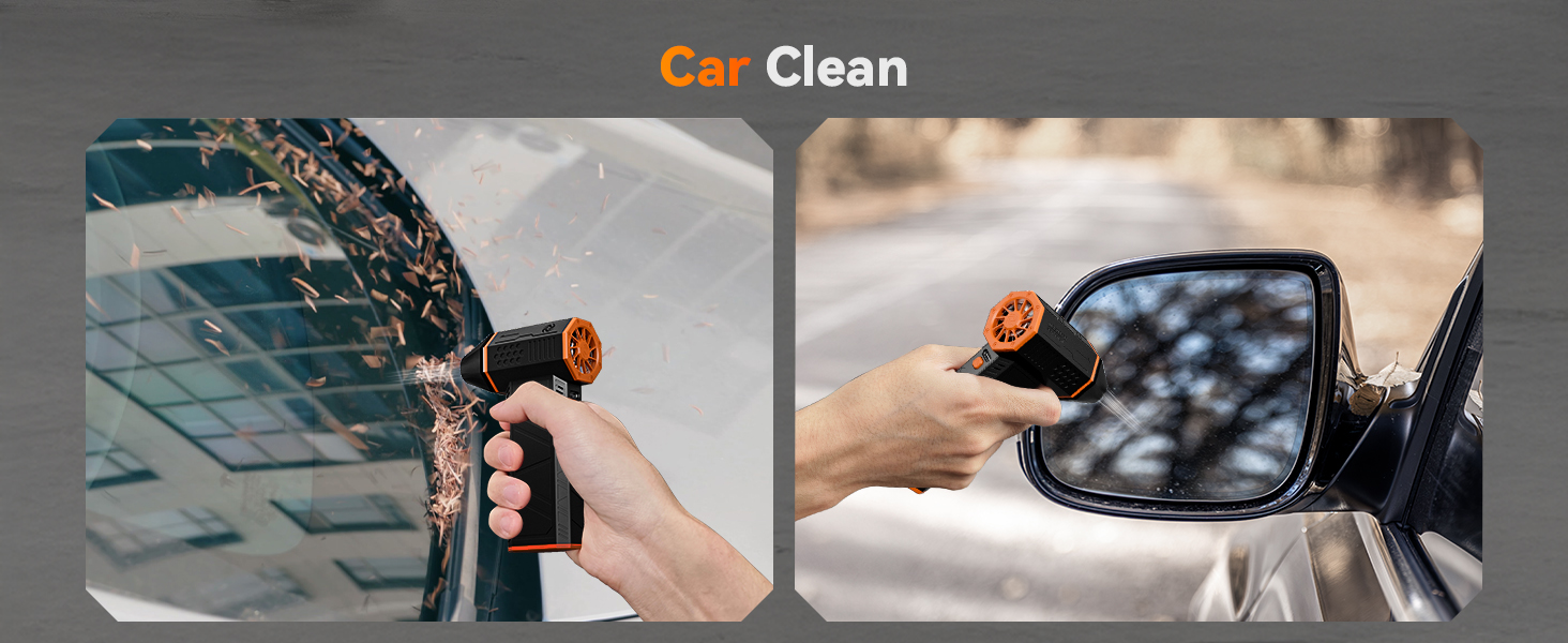 Air duster for car cleaning