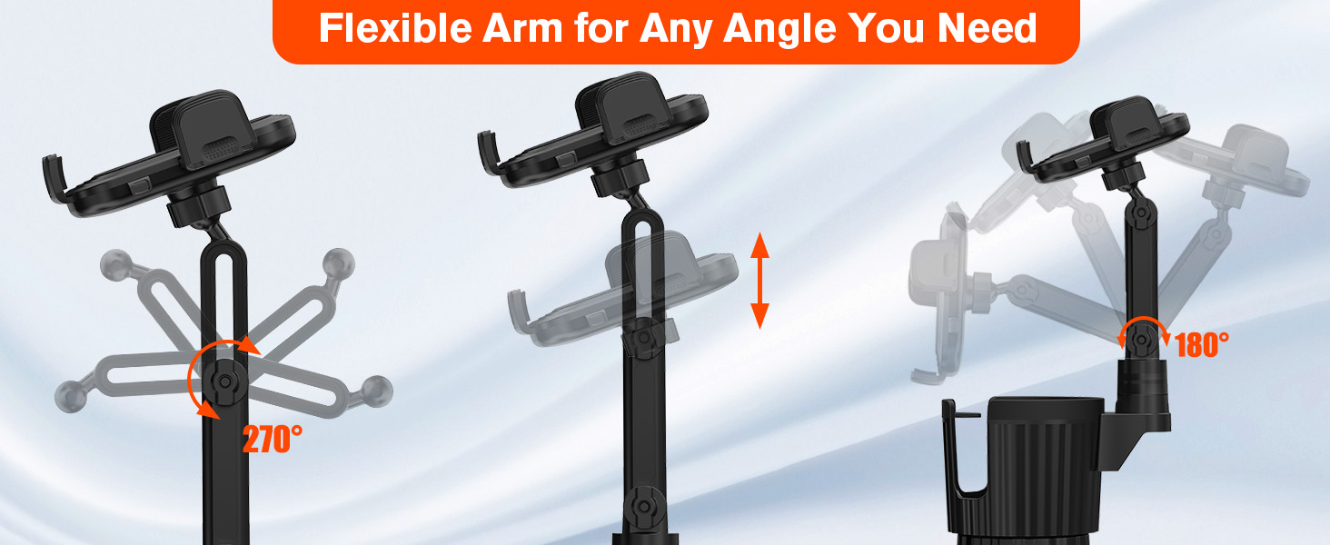 Phone Mount for Car Cup Holder 3-2