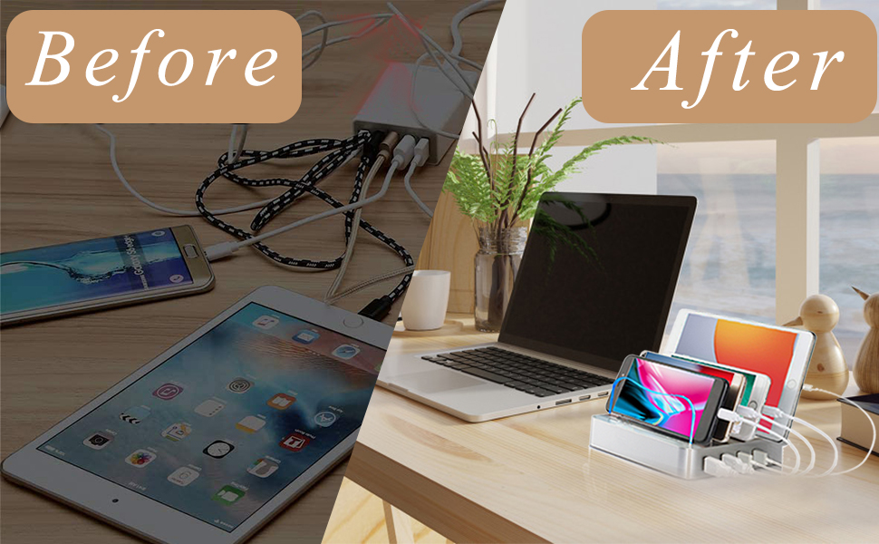 Phone charging station