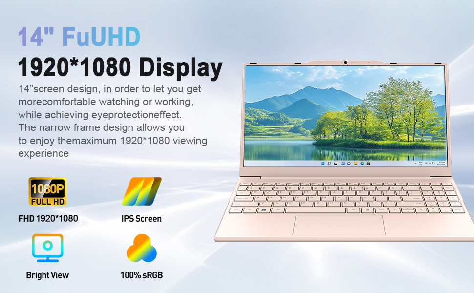 pink laptop
