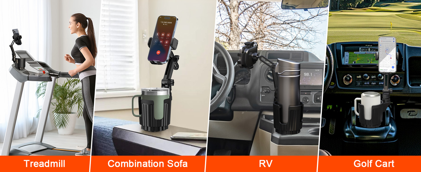 Phone Mount for Car Cup Holder 5-1