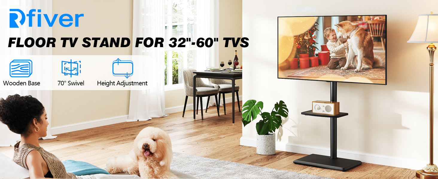 Floor tv stand