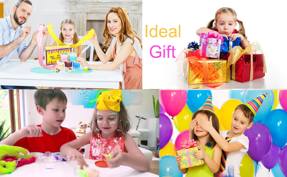 5 pack butter slime idea gift