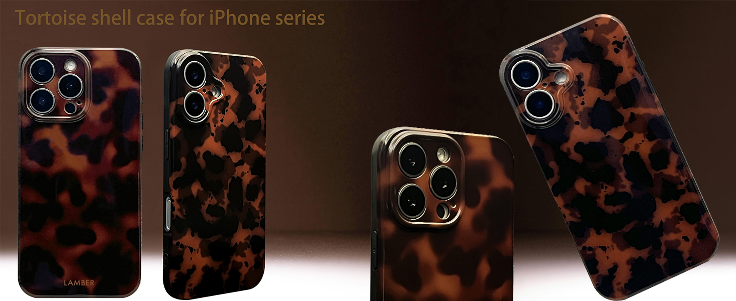 XQAGU leopard phone case tortoise