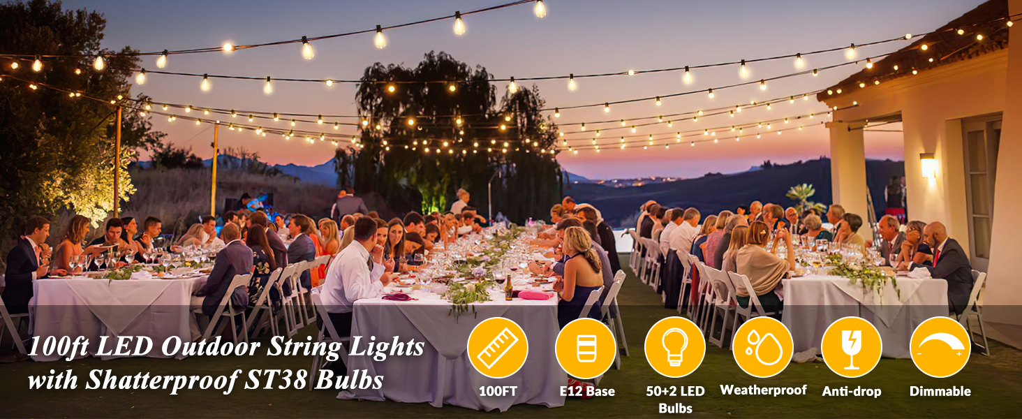 outdoor string lights