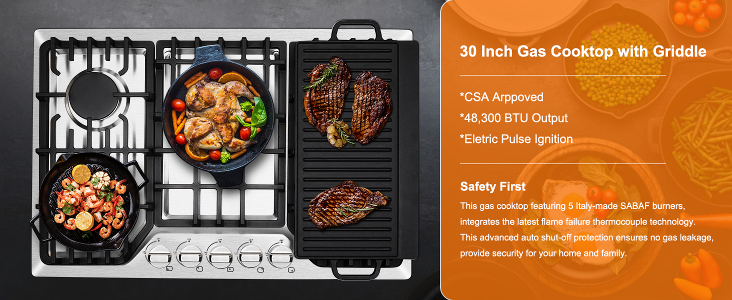 gas cooktop