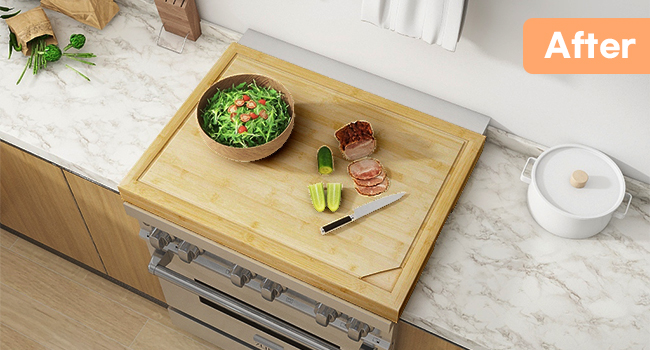 Noodle Board Stove Covers 