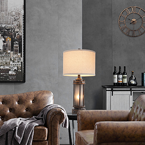 Entryway Side Table Lamp