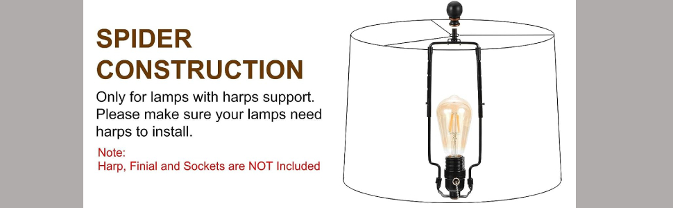 Linen Round Lamp Shade