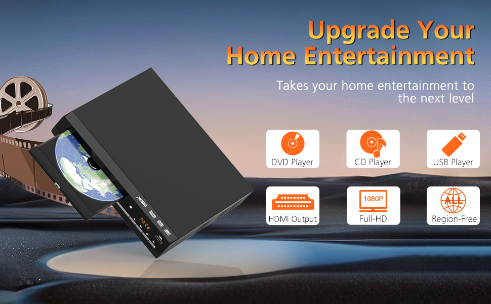 DVD Player for TV with HDMI