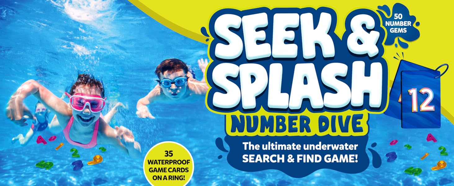 seek and splash gem diving and swimming pool toys for kids