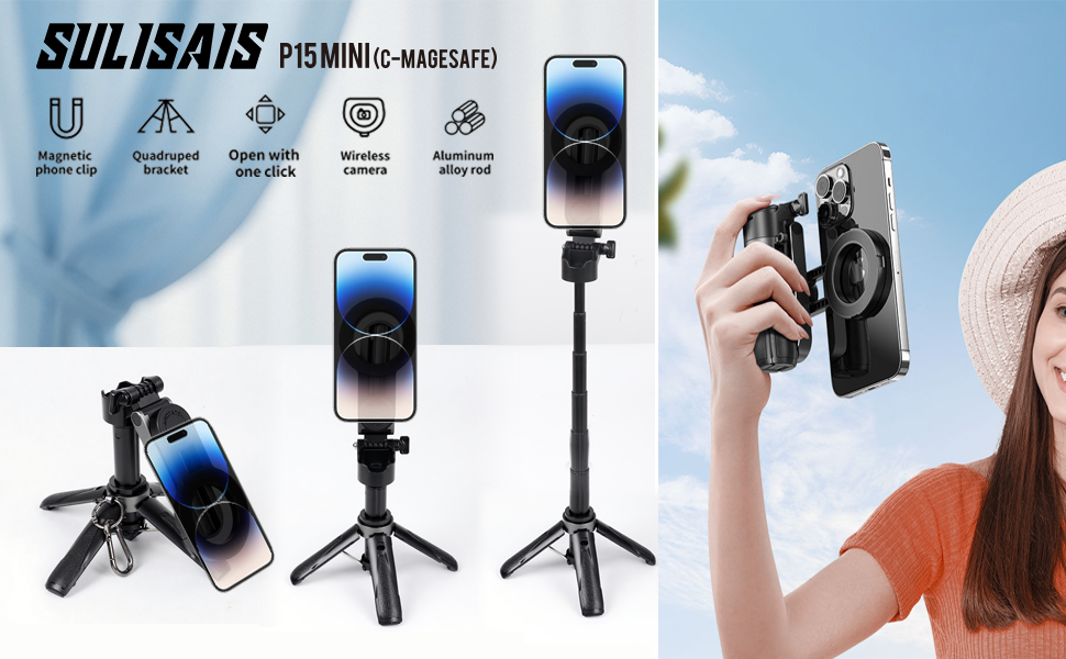 Magnetic Phone Tripod