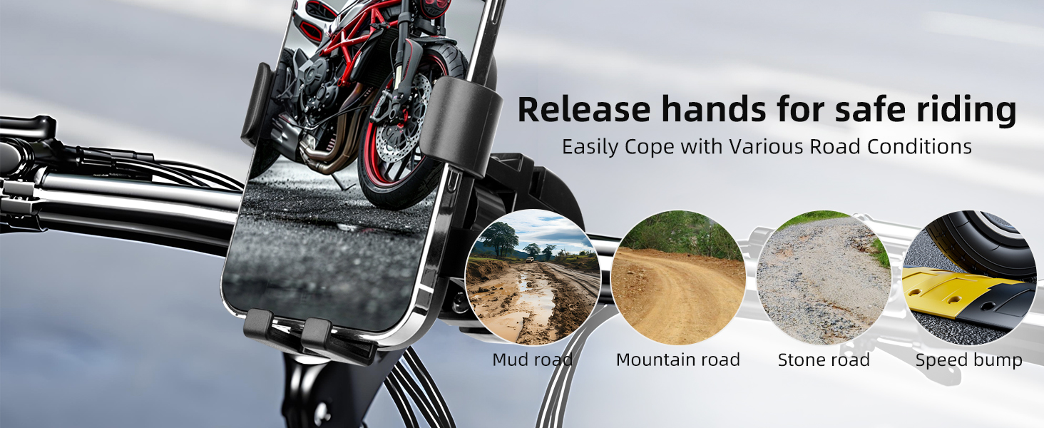 motorcycle phone mount holder