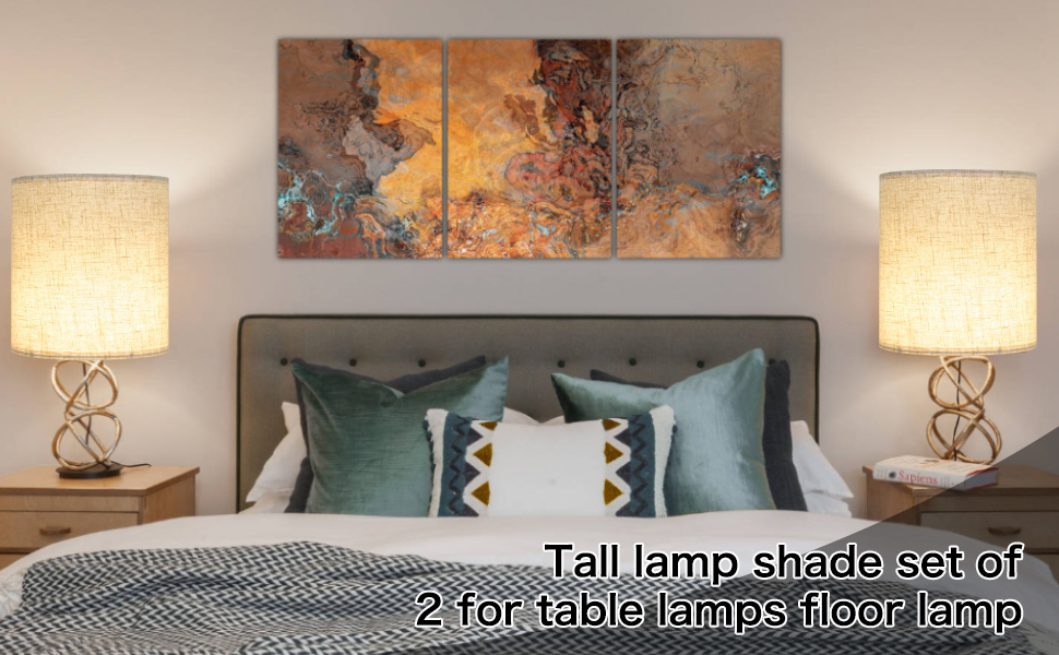 tall lampshades