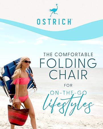 On-your-back folding chair