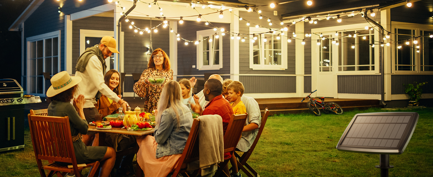 Solar String Lights Outdoor Waterproof
