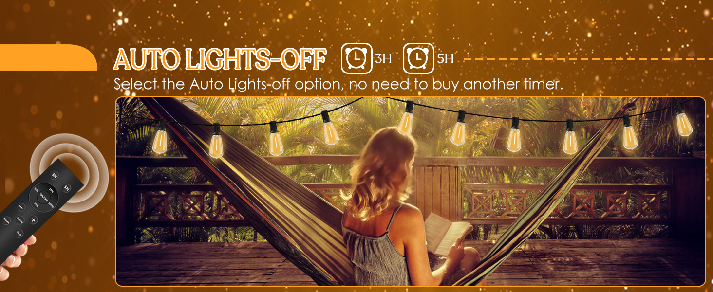Solar Outdoor String Lights