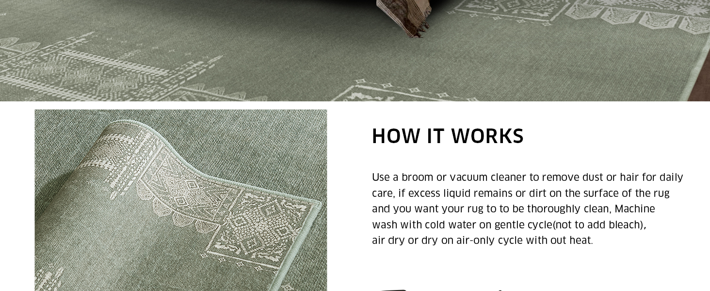 washable area rug for bedroom living room kitchen door laundry office entryways patio outdoor