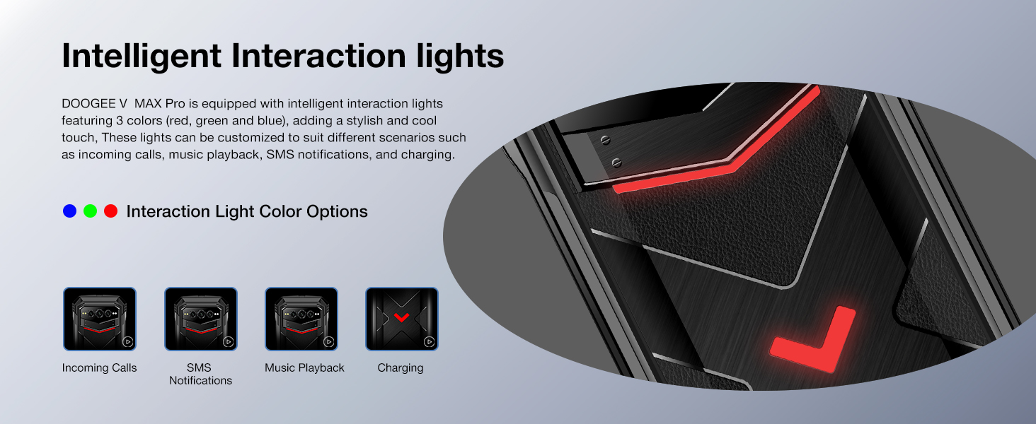 DOOGEE V MAX Pro(2024) 5G Rugged Phone,22000mAh,32GB+512GB/TF 2TB,Android 14 Rugged Smartphone