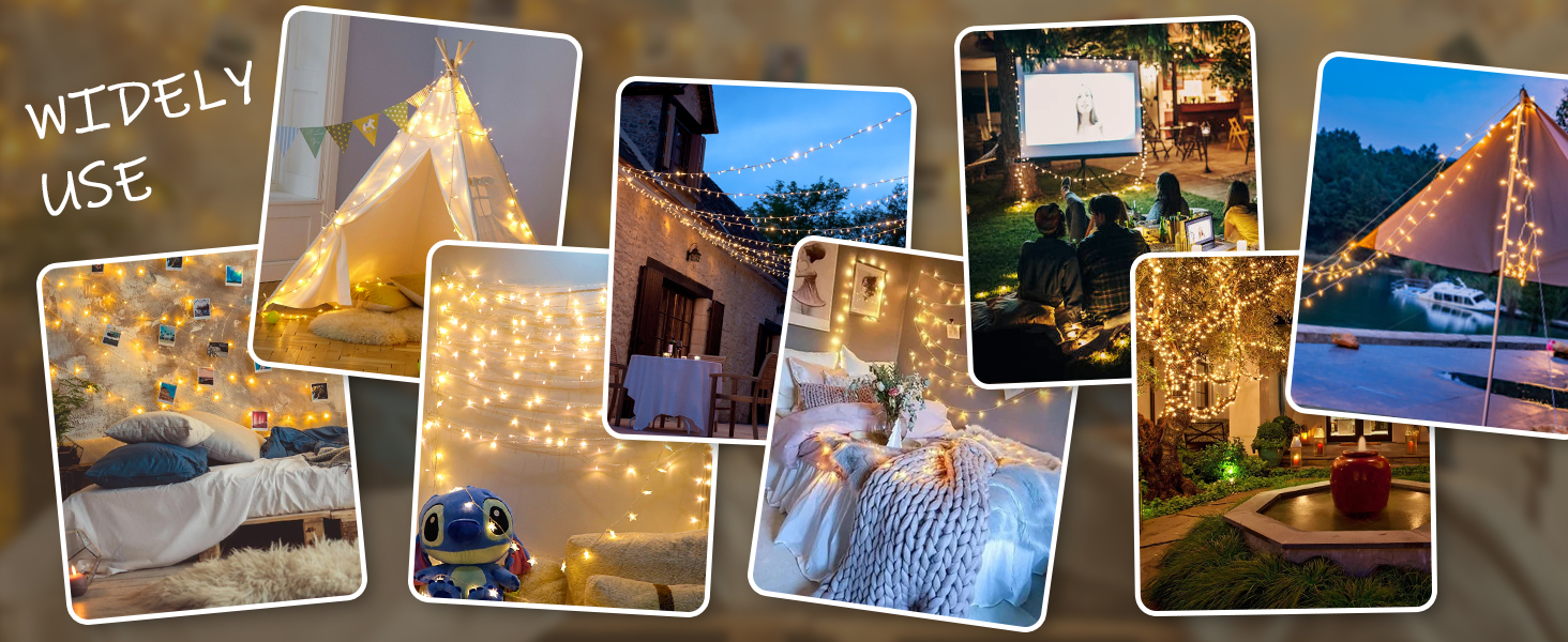 indoor outdoor LED string lights