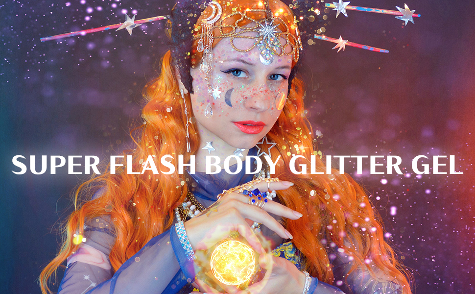 super flash body glitter gel