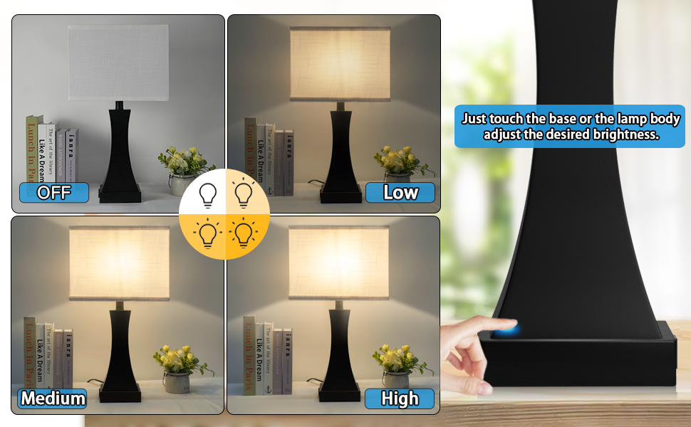 lamp with usb port and outlet