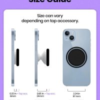 Bling Bling Glitter Phone Grip & Stand - Elegant Magsafe Compatible Phone Holder for Secure Grip and Hands-Free Viewing (Pink) - Image 8