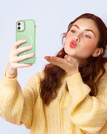 YENAPOON Matte Magnetic Phone Case for iPhone 12/12 Pro