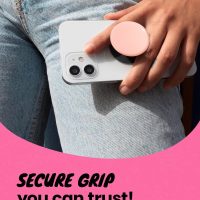 OnTheGrip Compatible with Magsafe Magnetic Cute Solid Color Daisy Flower Design Collapsible Mobile Phone Grip Stand Holder for Smartphone Tablet Cell Phone Accessory (Pink) - Image 5