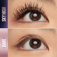 Maybelline Lash Sensational Sky High Waterproof Mascara Makeup, Volumizing, Lengthening, Defining, Curling, Multiplying, Buildable Formula, Very Black, 1 Count - Image 2