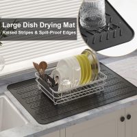 Stove Top Covers for Electric Stove, Thickened Premium Silicone Stove Mat for Glass Top Stove, 28 x 20 Glass Stove Top Cover Protector, Oven Range Top Cover, XL Dish Drying Mat - Image 5