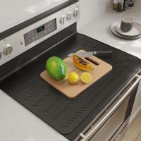 Stove Top Covers for Electric Stove, Thickened Premium Silicone Stove Mat for Glass Top Stove, 28 x 20 Glass Stove Top Cover Protector, Oven Range Top Cover, XL Dish Drying Mat - Image 7