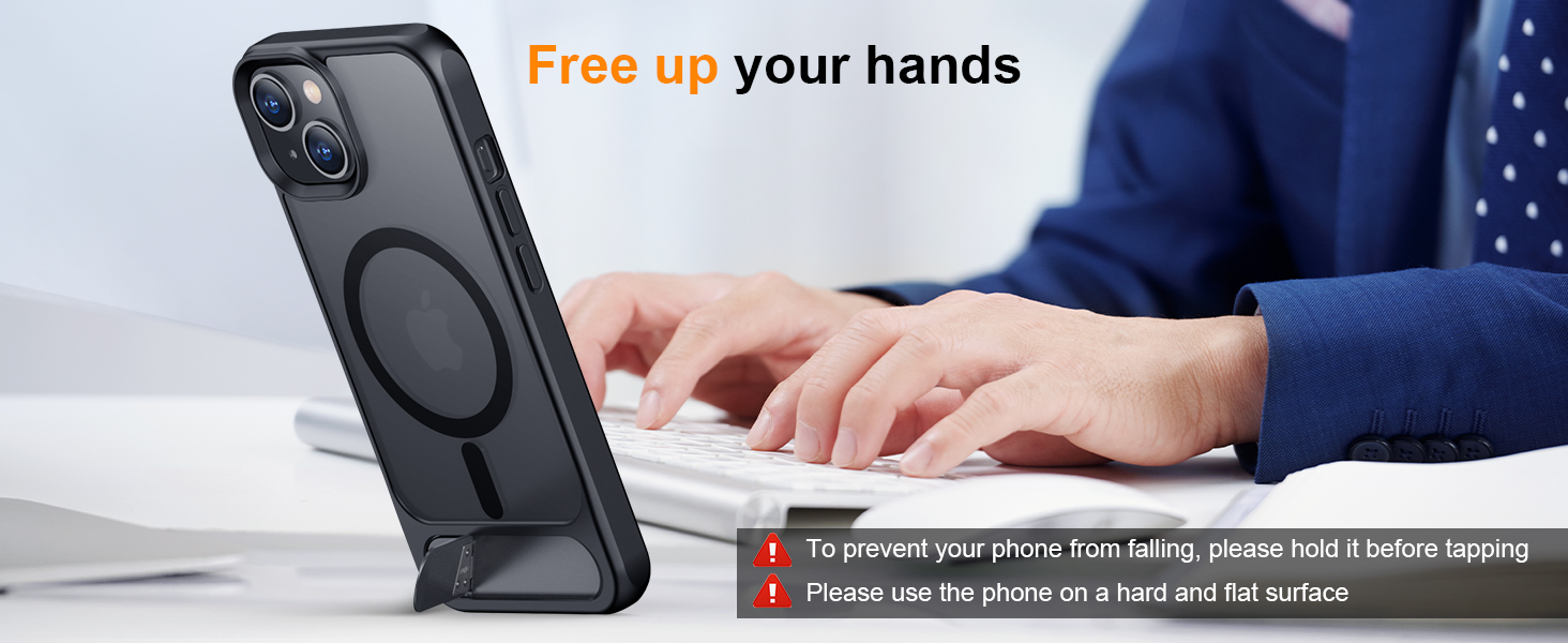 iPhone 15 plus case with stand