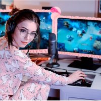 2 Pcs 20''-29'' Kawaii Computer Monitor Cover with Cat Ear Design, Furry Cute Pink Monitor Dust Cover Protector Lovely Monitor Accessories Laptop TV LCD Screen Monitor Decoration for Tablet - Image 6