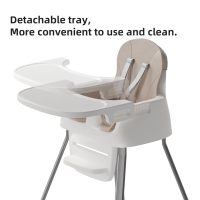 Portable Baby Highchair for Months Infants and Toddlers with 5 Point Harness Convertible Comfortable Seat for Cozy Eating Table Sit Up High Chair and Seats for Sitting Up Back Booster Feeding Chairs - Image 7