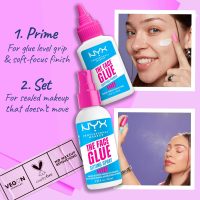 NYX PROFESSIONAL MAKEUP The Face Glue Setting Spray, Transfer-Resistant Waterproof Setting Spray, Up to 24HR Make Up Wear - Image 6