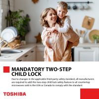 TOSHIBA Combo 8-in-1 Countertop Microwave Oven, with Convection, Broil, Odor Removal Mode, 12.4" Position Memory Turntable, Child-Lock, Black Stainless Steel, ML2-EC10SA(BS) A, Air Fryer-1.0 Cu.Ft - Image 10