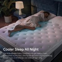 Twin Mattress 10 Inch,Medium Firm Hybrid with Memory Foam& Individually Wrapped Pocket Coils for Support,CertiPUR-US Certified,Fiberglass-Free - Image 7
